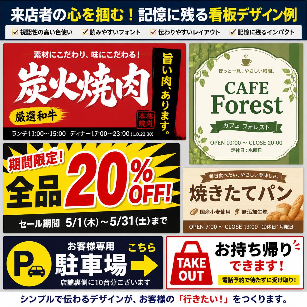 2. 効果的な看板デザインのポイント