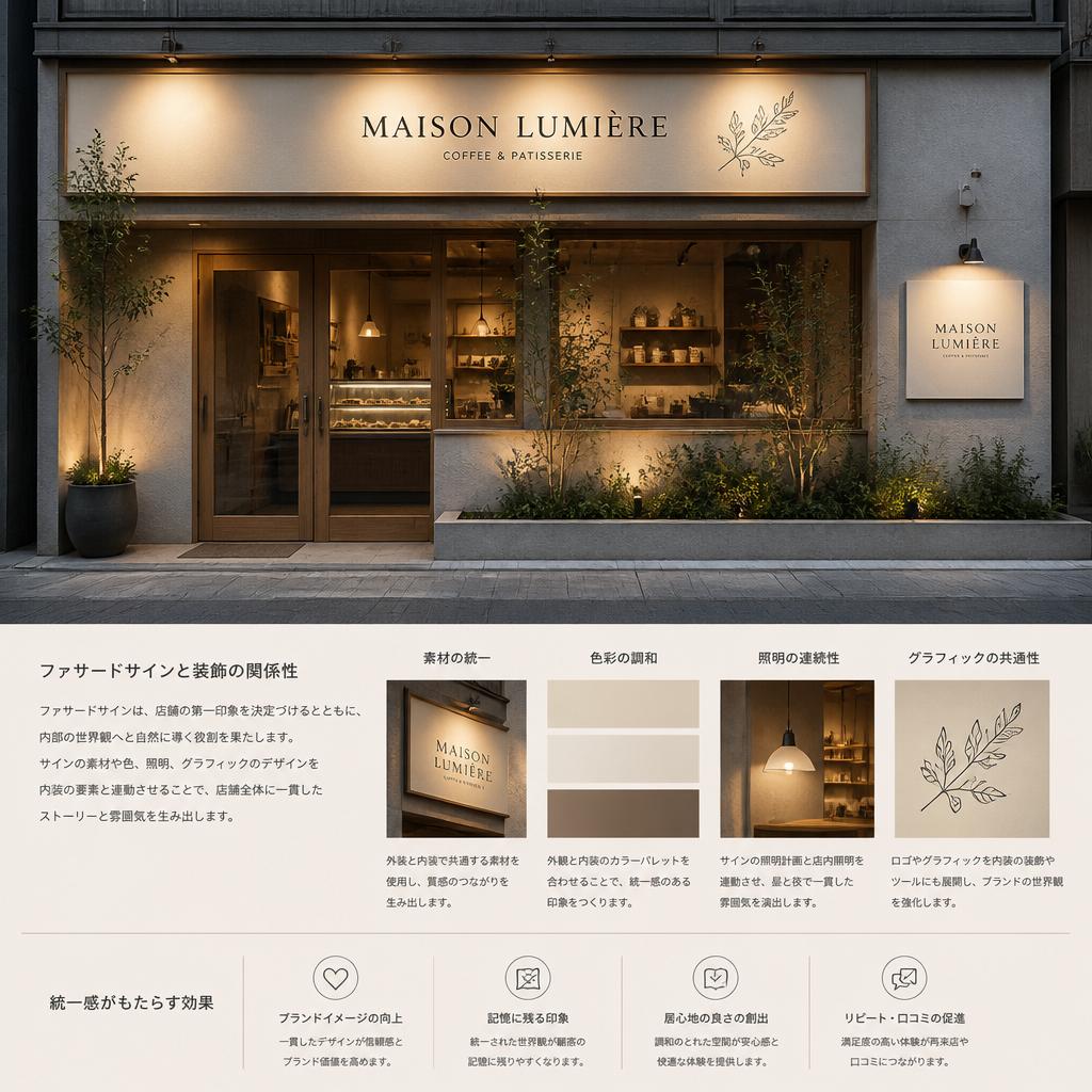 3. 店舗装飾との相乗効果