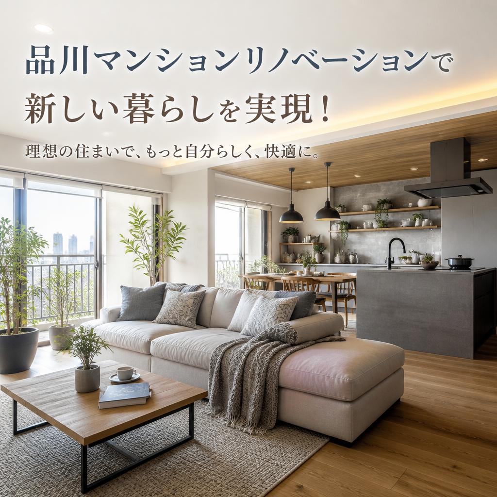 品川マンションリノベーションで新しい暮らしを実現！