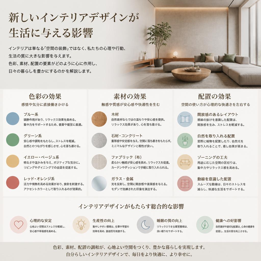 3. インテリアデザインの重要性